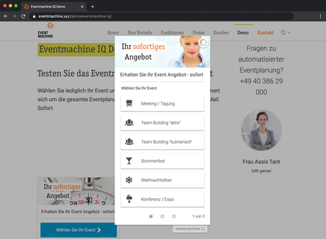 Eventmachine IQ Instant Quote Eventmachine IQ Instant Quote