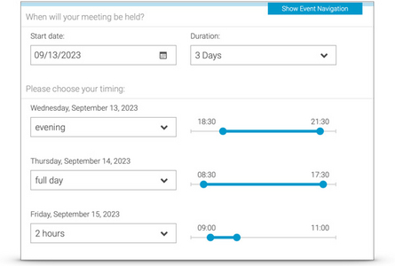 Time slot specific settings allow for new types of time slots