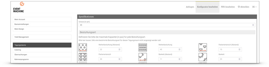 Optionen und Upgrades einrichten