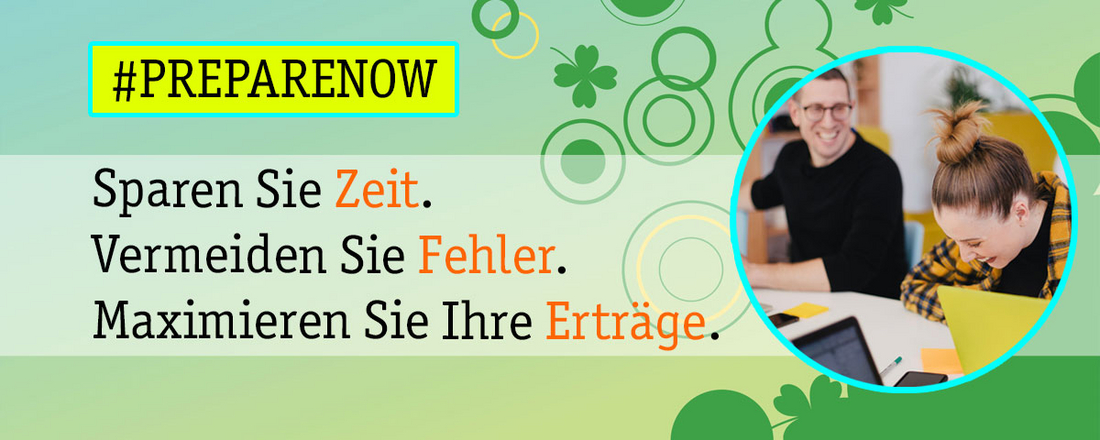 Jetzt vorbereiten und Spezial Angebot sichern Jetzt vorbereiten und Spezial Angebot sichern