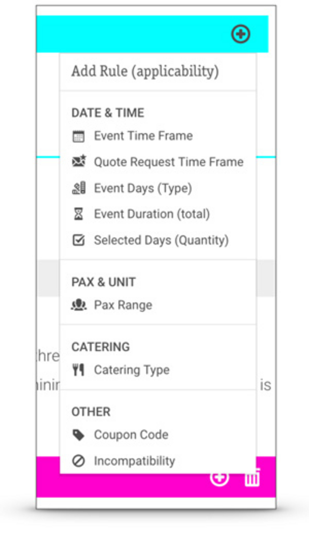 Generic rule set for optional adjustment of all item prices Generic rule set for optional adjustment of all item prices