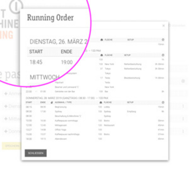 Automatisierte Eventplanung von der Anfrage bis zur Durchführung - eventmachine Automatisierte Eventplanung von der Anfrage bis zur Durchführung - eventmachine