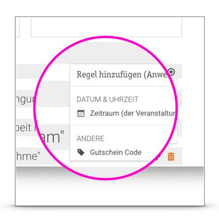 PDF-Texte automatisch an das Datum eines Events anpassen