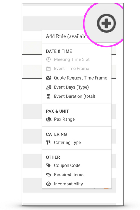 Add rules to control content and prices