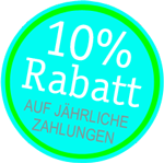 10% Rabatt auf Jahresverträge 10% Rabatt auf Jahresverträge